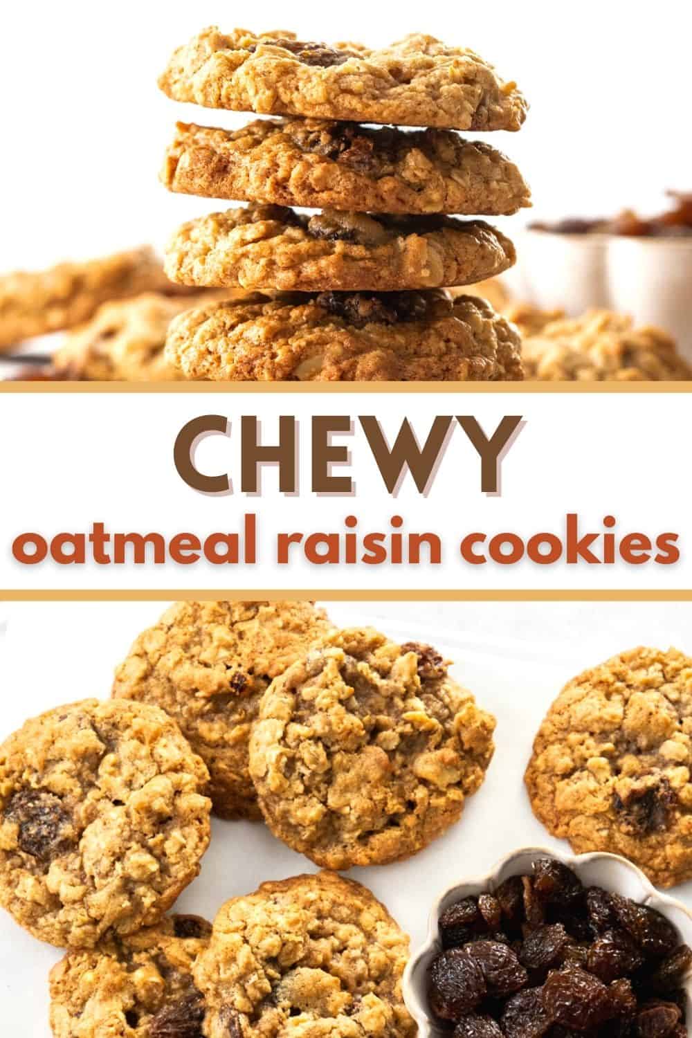 This oatmeal raisin cookie recipe is a classic and the only one you need. Hints of cinnamon and nutmeg put these favorite cookies above the rest!
