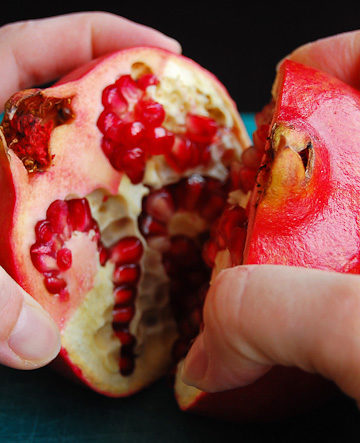 Read for steps on How to Seed a Pomegranate. Tips and tricks for the easiest way to open and remove seeds from a pomegranate.