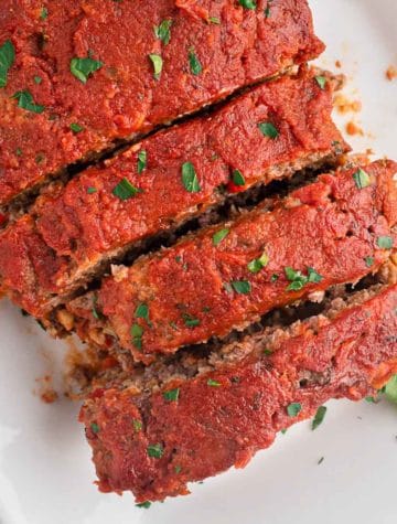 sliced italian meatloaf