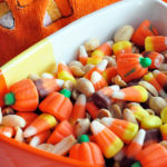 Throw together candy corn and peanuts for the quickest snack ever this fall season! This Candy Corn Crunch tastes just like a PAYDAY candy bar!