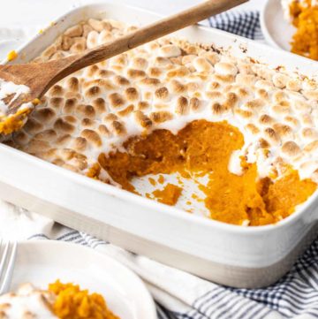 Sweet Potato Casserole with Marshmallows - THE BEST!