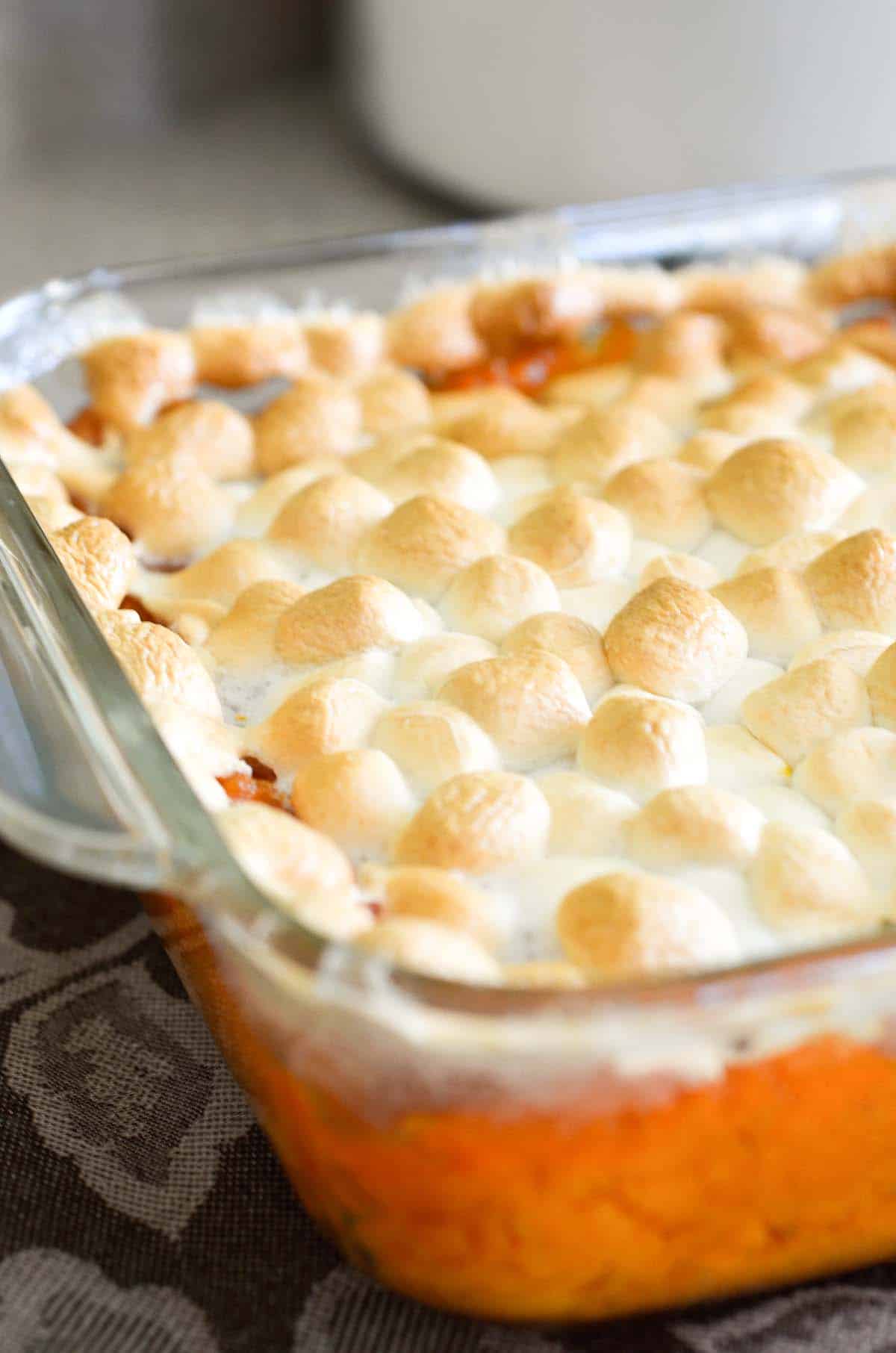 Sweet Potato Casserole with Marshmallows - THE BEST!