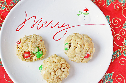 Christmas Crunch Cookies