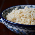 bowl of white rice