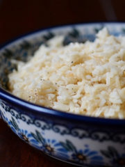 bowl of white rice