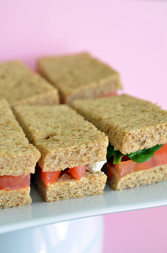 Baby Hummus Sandwiches