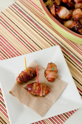 Bacon Wrapped Cocktail Weenies2