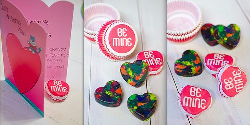Valentine Heart Crayon 1