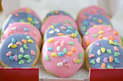 Mini Soft Frosted Sugar Cookies