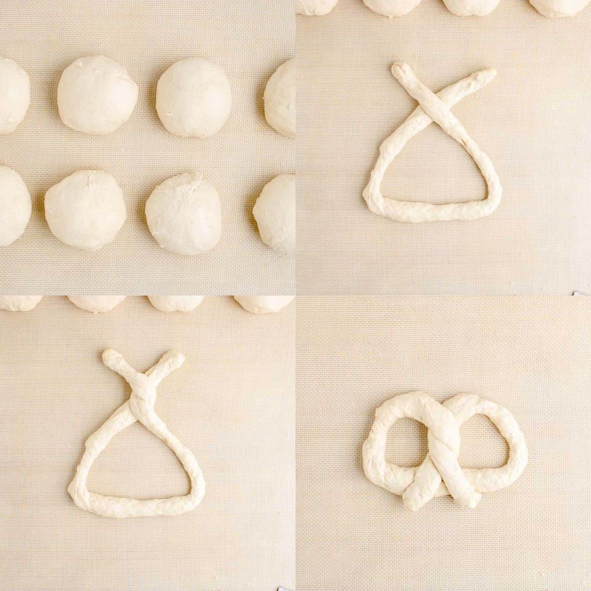 photo tutorial how to form pretzel twist