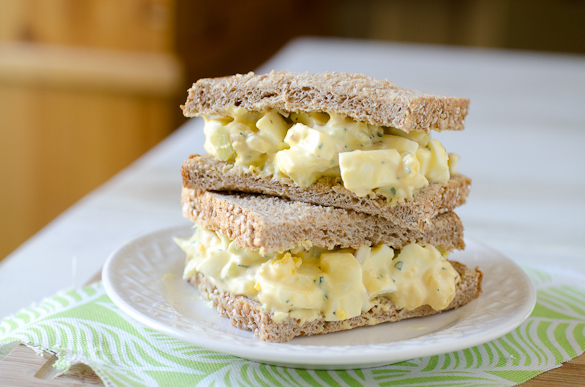 Egg salad sandwich.