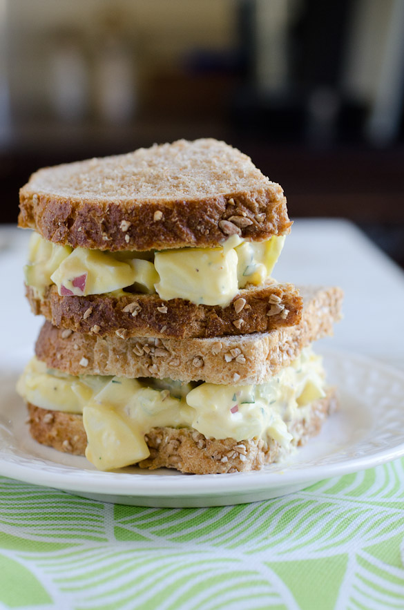 Egg salad sandwich.