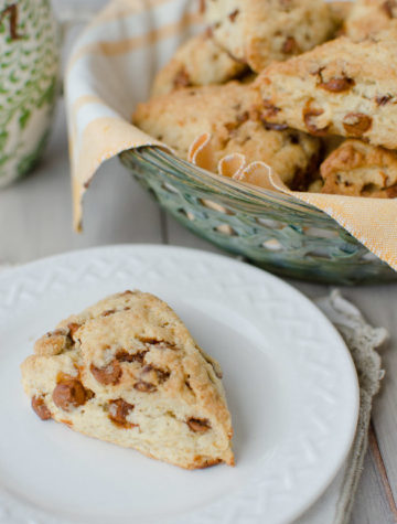 These cinnamon chip scones are soft and airy on the inside, and packed full of flavor with a crispy edge. Simple ingredients, simple steps, incredible taste.