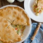 Use refrigerated pie crusts for this otherwise all-homemade and quick version of Chicken Pot Pie.