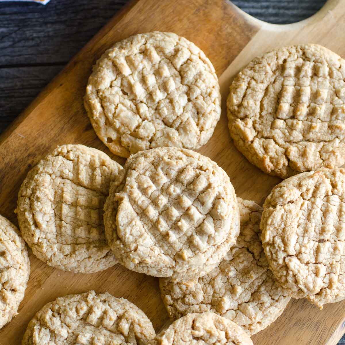 Keto Peanut Butter Cookies Flourless cookies. Only 3 ingredients!
