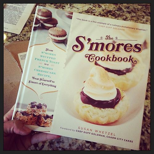 Mail call! Already flipped through it and experienced love at first sight! Thanks, @doughmesstic! #smores