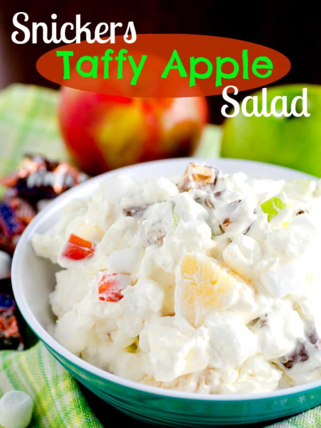Snickers Taffy Apple Salad Recipe Story Easy Recipes for Family Time