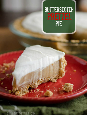 Sweet and Salty Butterscotch Pie by SeededAtTheTable.com