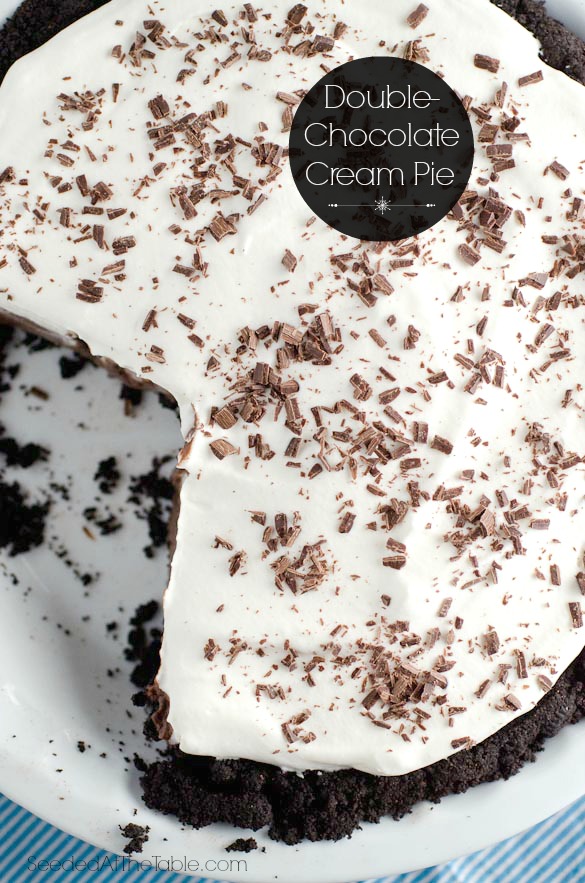 Double-Chocolate Cream Pie by SeededAtTheTable.com
