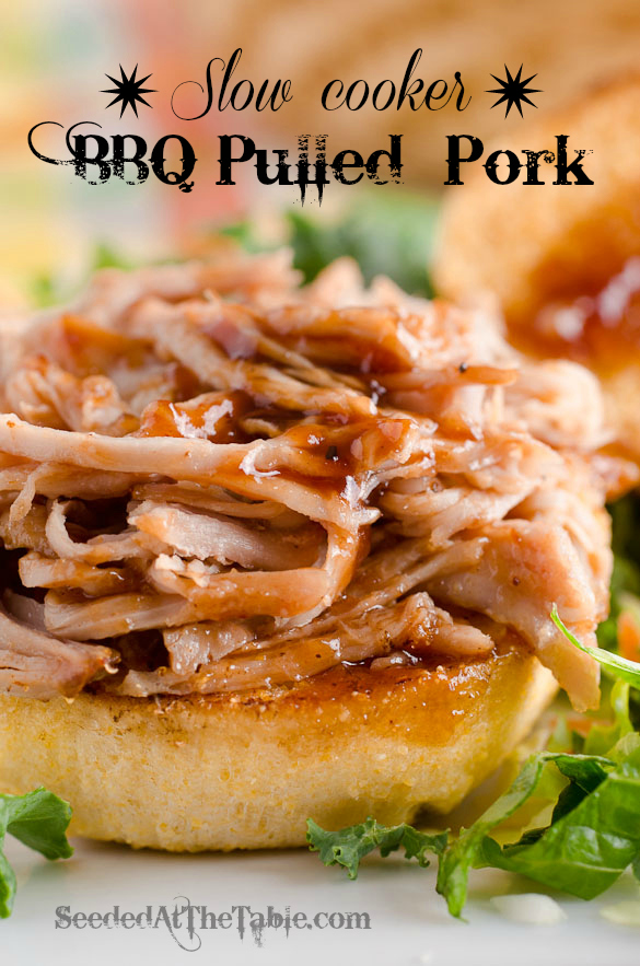 Slow Cooker BBQ Pulled Pork by SeededAtTheTable.com