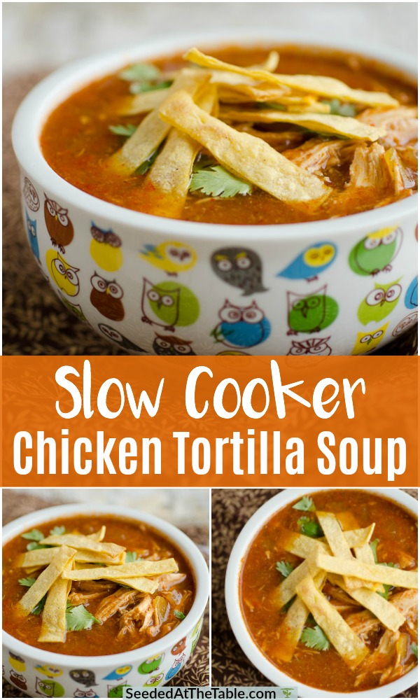 pinterest collage of chicken tortilla soup