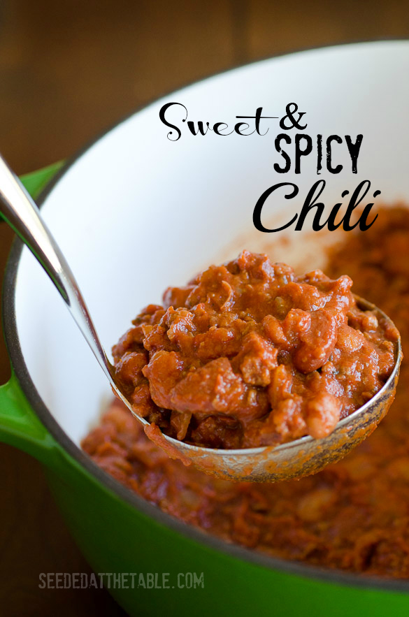 Sweet and Spicy Chili by SeededAtTheTable.com