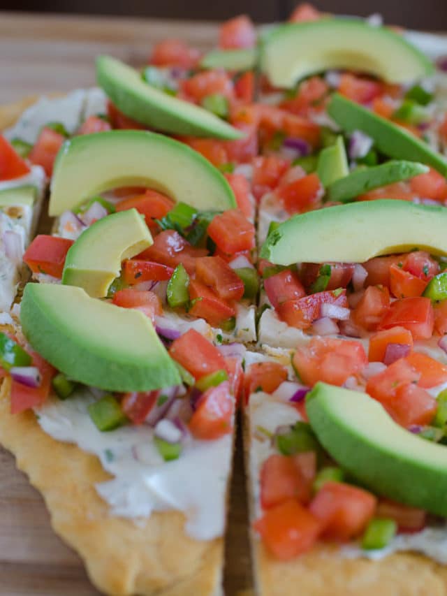 Fresh Salsa & Cream Cheese Pizza Story Easy Recipes for Family Time