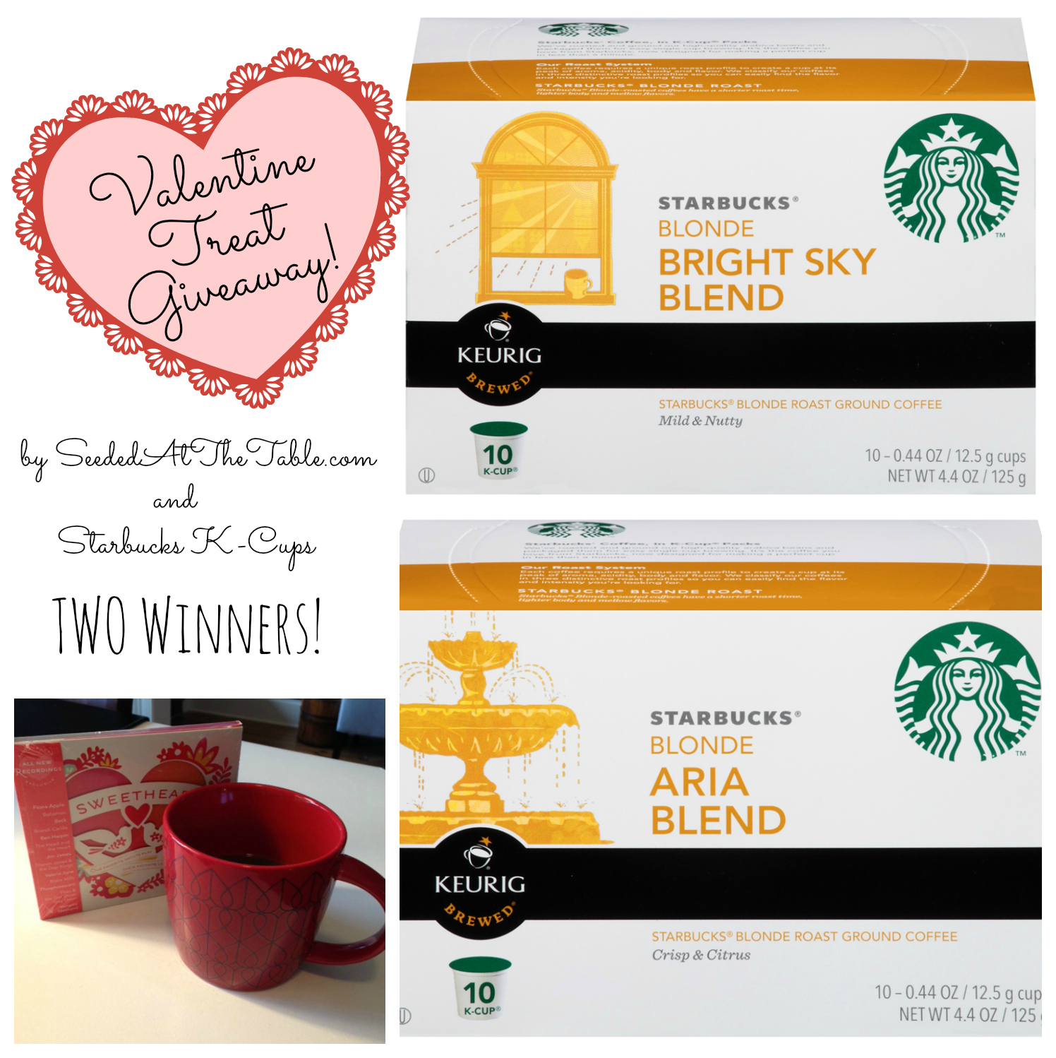 Starbucks Valentine's Day Giveaway