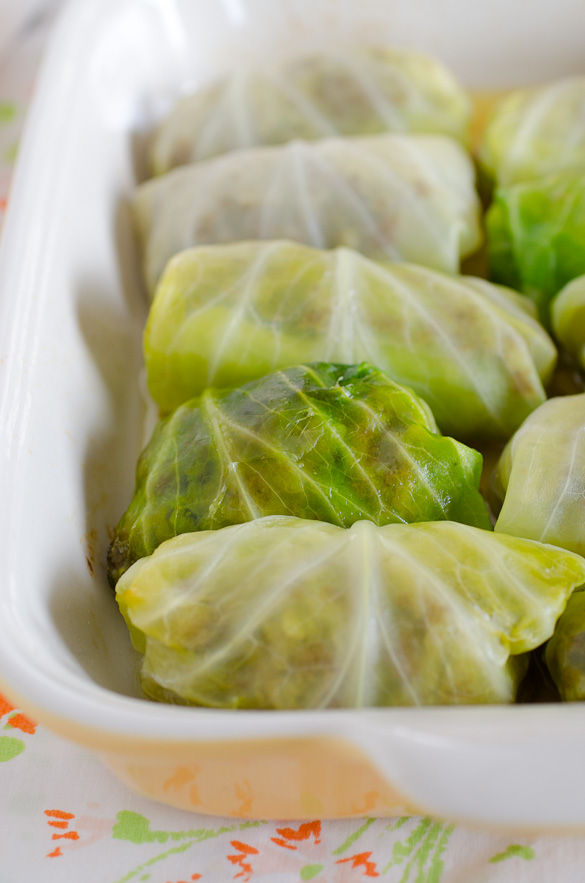 Middle Eastern Stuffed Cabbage Rolls by SeededAtTheTable.com