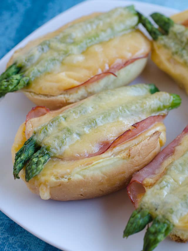 Smoked Bacon Ranch Ham and Asparagus Melts Recipe Story