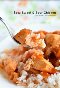 Easy 3-Ingredient Slow Cooker Sweet and Sour Chicken