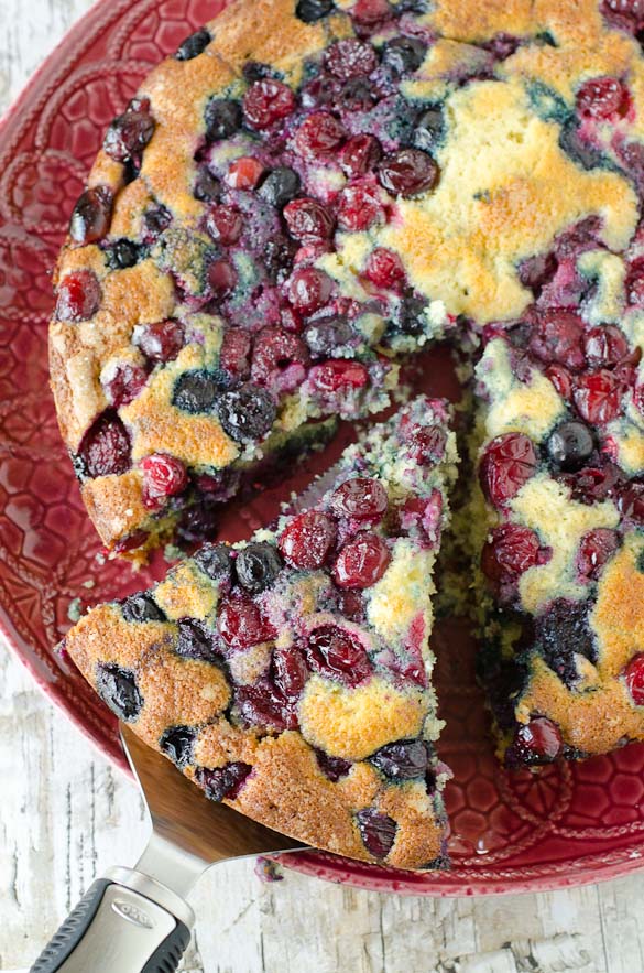 Combined Berries Buttermilk Cake by @SeededTable  Combined Berries Buttermilk Cake Mixed Berries Buttermilk Cake