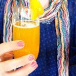 Pineapple Apricot Bellini by @SeededTable
