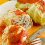 Turkey Florentine Stuffed Cabbage Rolls by @SeededTable