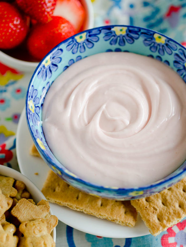 Strawberry Cream Fruit Dip Story Easy Recipes for Family Time