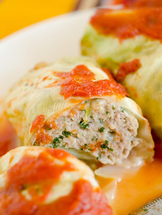 Turkey Florentine Stuffed Cabbage Rolls Recipe Story Easy Recipes for