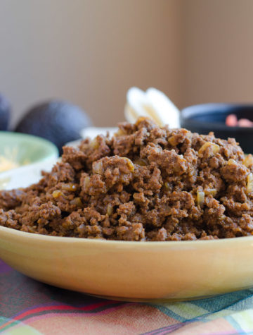 Taco Meat to freeze or serve a crowd by @SeededTable