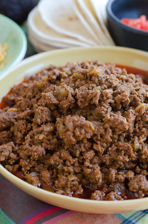 Taco Meat for a crowd (or freeze for later) by @SeededTable