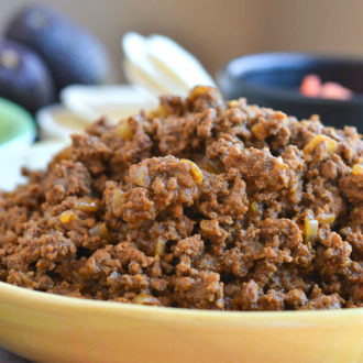 Taco Meat for a Crowd (or to freeze for later) by @SeededTable