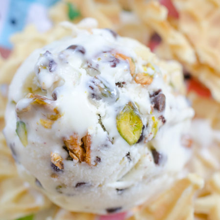 Cannoli Ice Cream - No Ice Cream Maker!