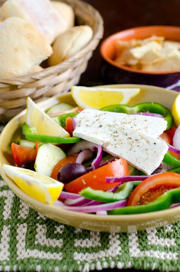 Greek Village Salad #recipe