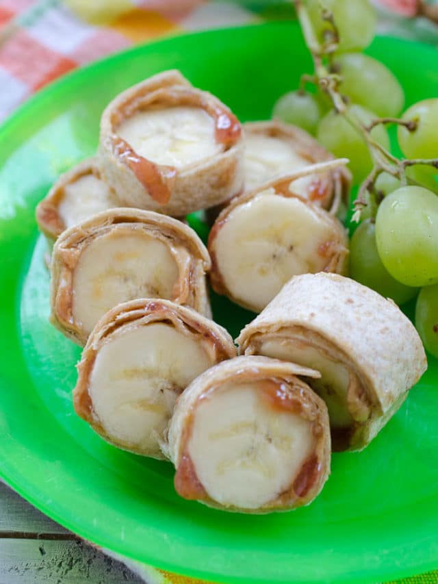 Peanut Butter & Jelly Banana Roll Ups Story Easy Recipes for Family