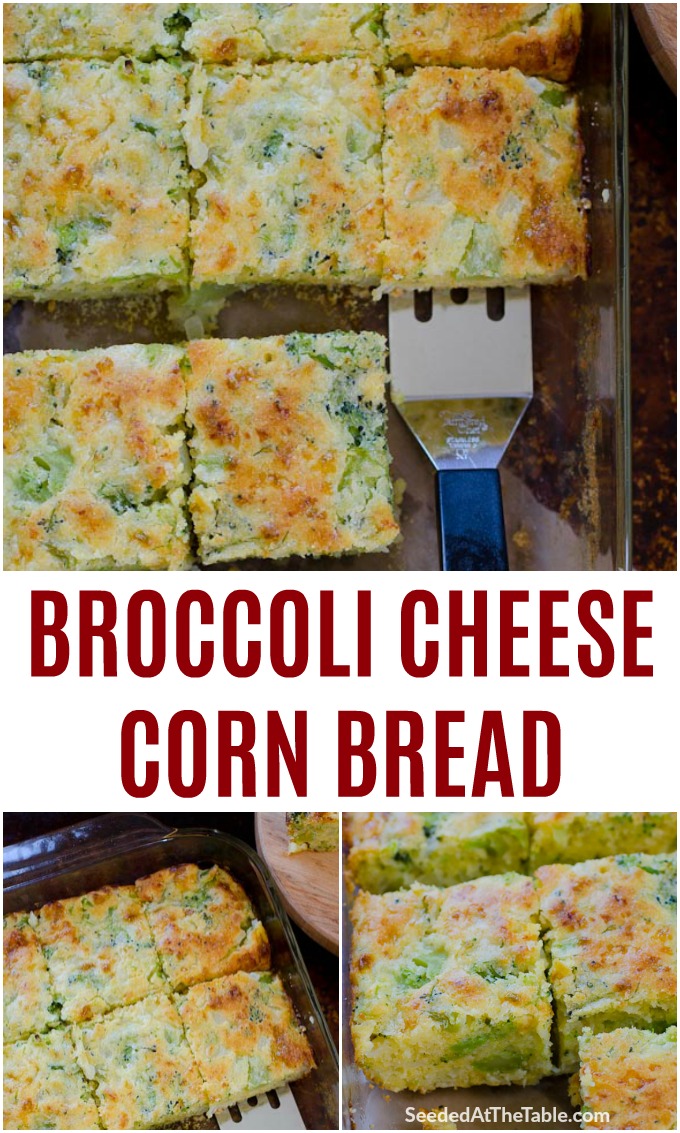 Get your fill of broccoli in this mildly sweet broccoli cornbread recipe - comfort food side dish at it's best!