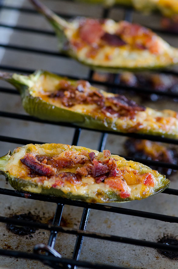 Pimento Cheese Stuffed Jalapeno Poppers