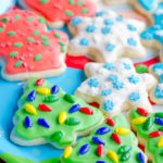 Soft Sugar Cookie Cut Outs for Christmas - holds perfect shape and an easy icing recipe included!