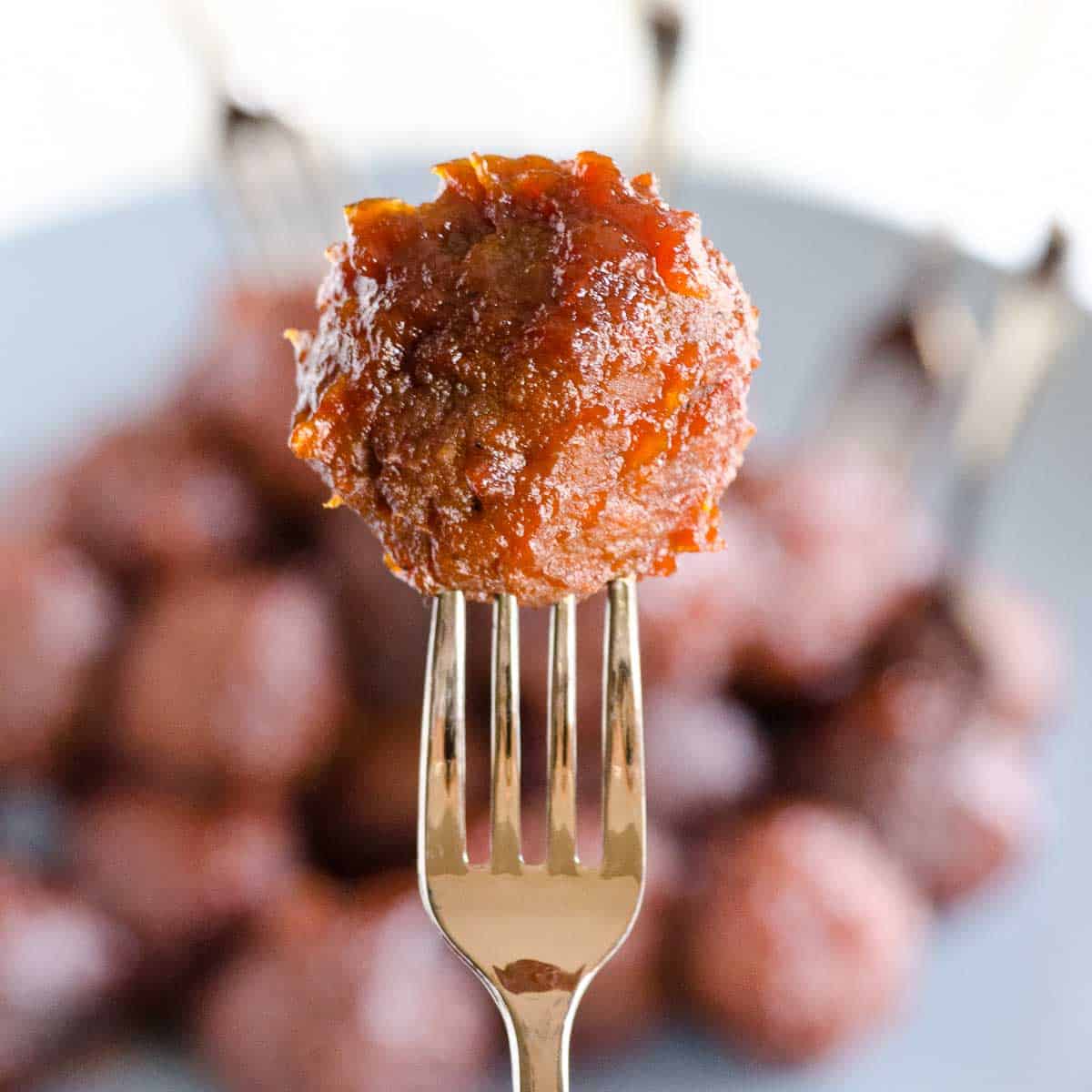 Sweet and Sour Meatballs Just 3 ingredients in the Crock Pot!