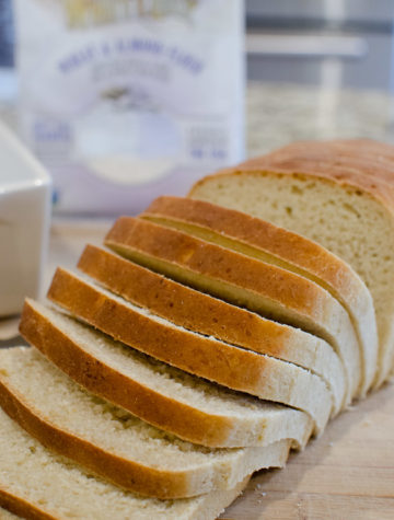 Almond Wheat Sliced Bread using White Lily's new Wheat and Almond Premium Flour Blend