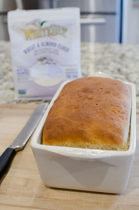 Almond Wheat Sliced Bread using White Lily's new Wheat and Almond Premium Flour Blend