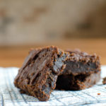 Chocolate Butter Bean Brownies - no flour, no eggs! Fudgy, chewy, delicious and EASY to make with simple ingredients you have!
