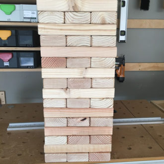 How to Build a DIY Giant Jenga Yard Game in Just TWO Hours and Only TWENTY Dollars